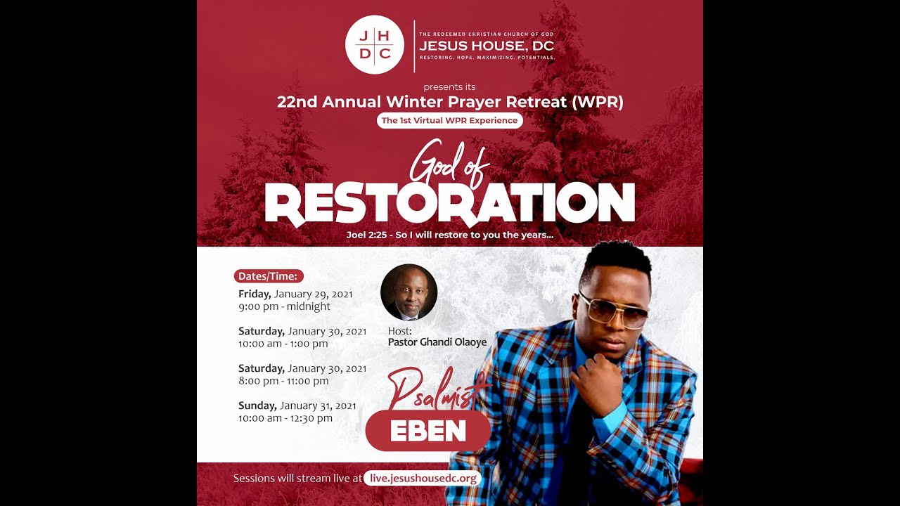 EBEN  @JHDC 2021 Virtual Winter Prayer Retreat | Praise & Worship - 1 | 01-30-2021