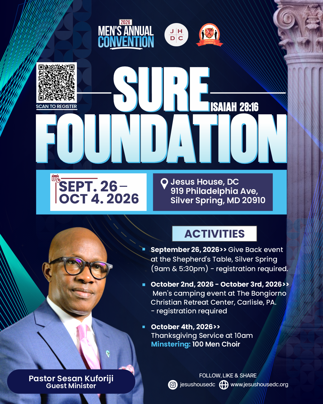 MEN'S CONFERENCE SM FORMAT